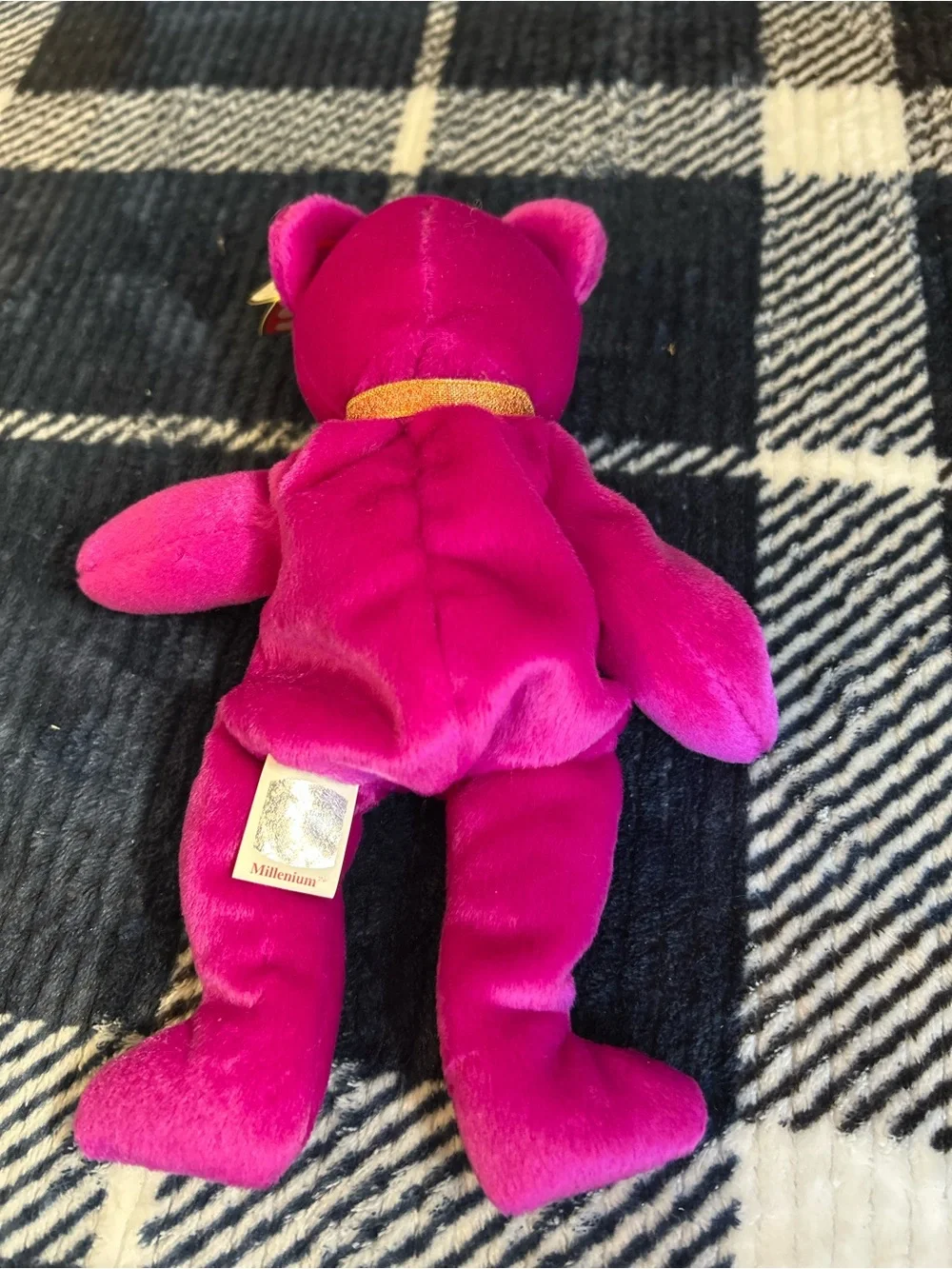 TY Beanie Baby Plush Bear - ‘Millenium’